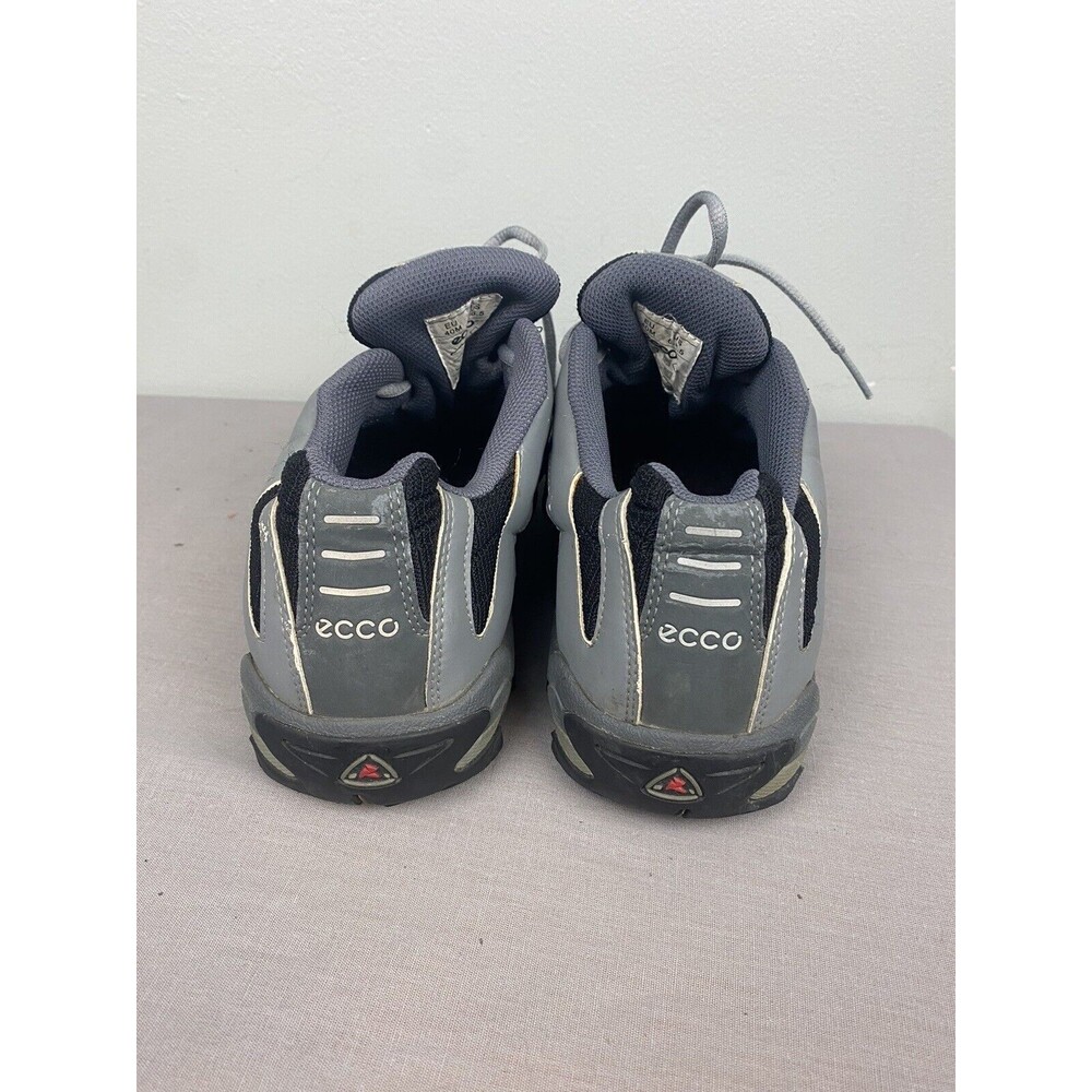 ECCO Gray Faux Leather Hiking Shoes US Men's 6-6.5 Gore-Tex Receptor Line READ - Picture 3 of 11